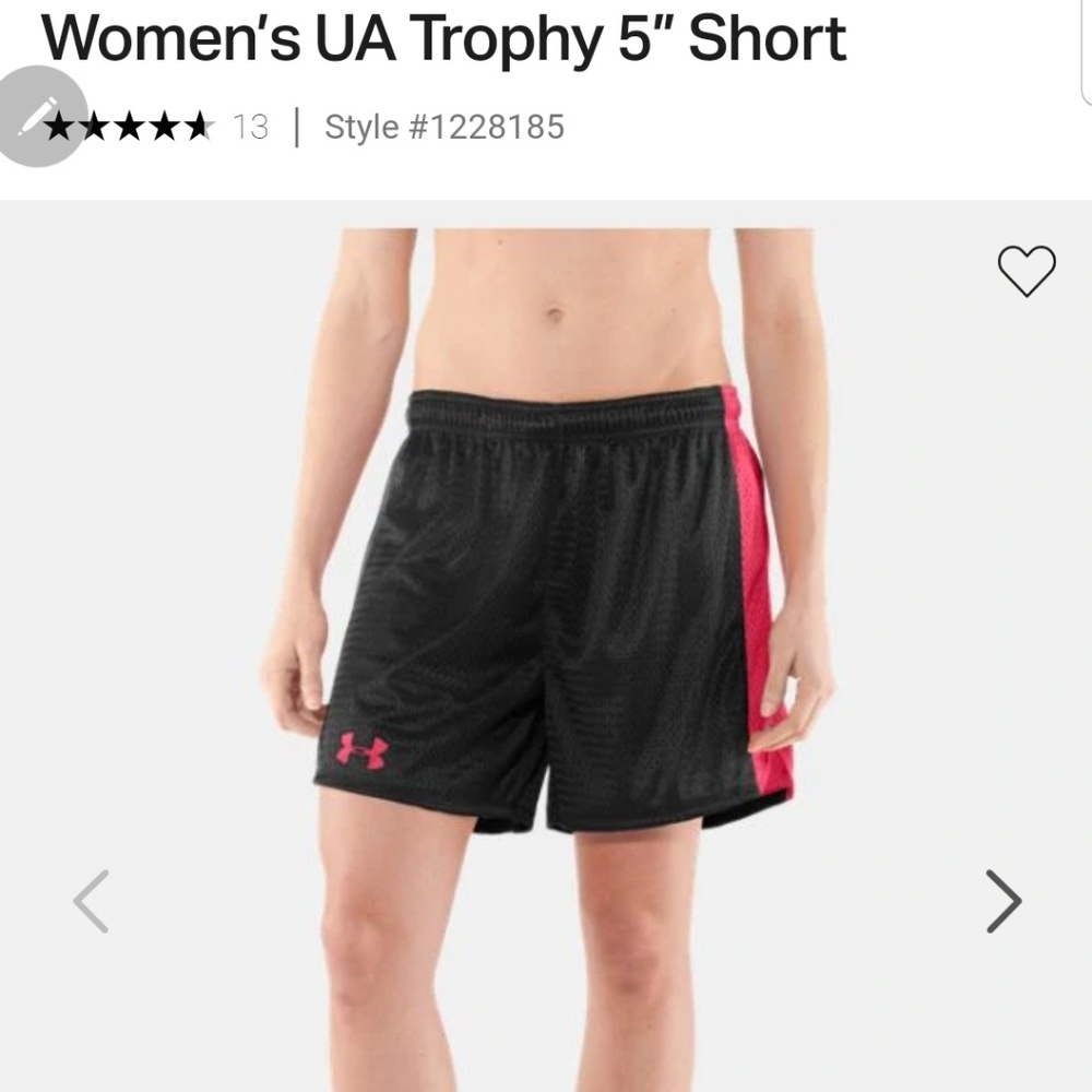 Under armour women's trophy 5" shorts